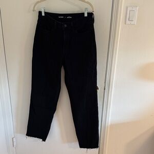 Old Navy High Rise Wow Loose Raw Hem Jeans